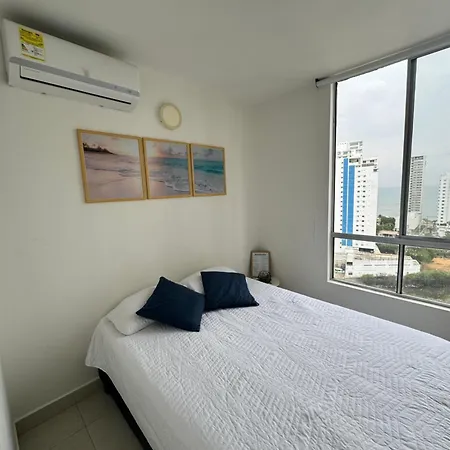 Apartamento Con Sensacional Vista Al Mar En Cartagena